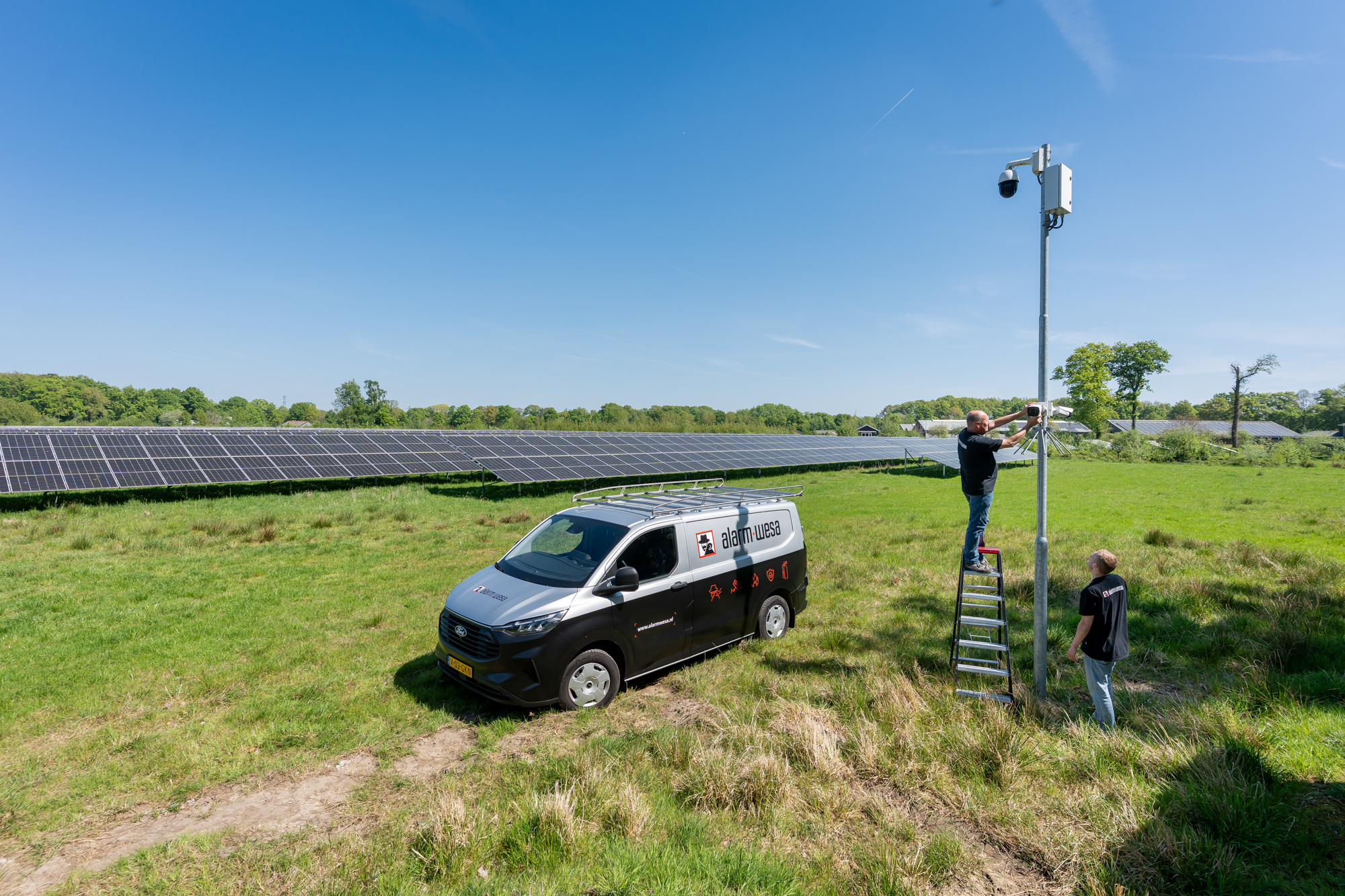 Slimme camerabeveiliging zonnepark enschede energie